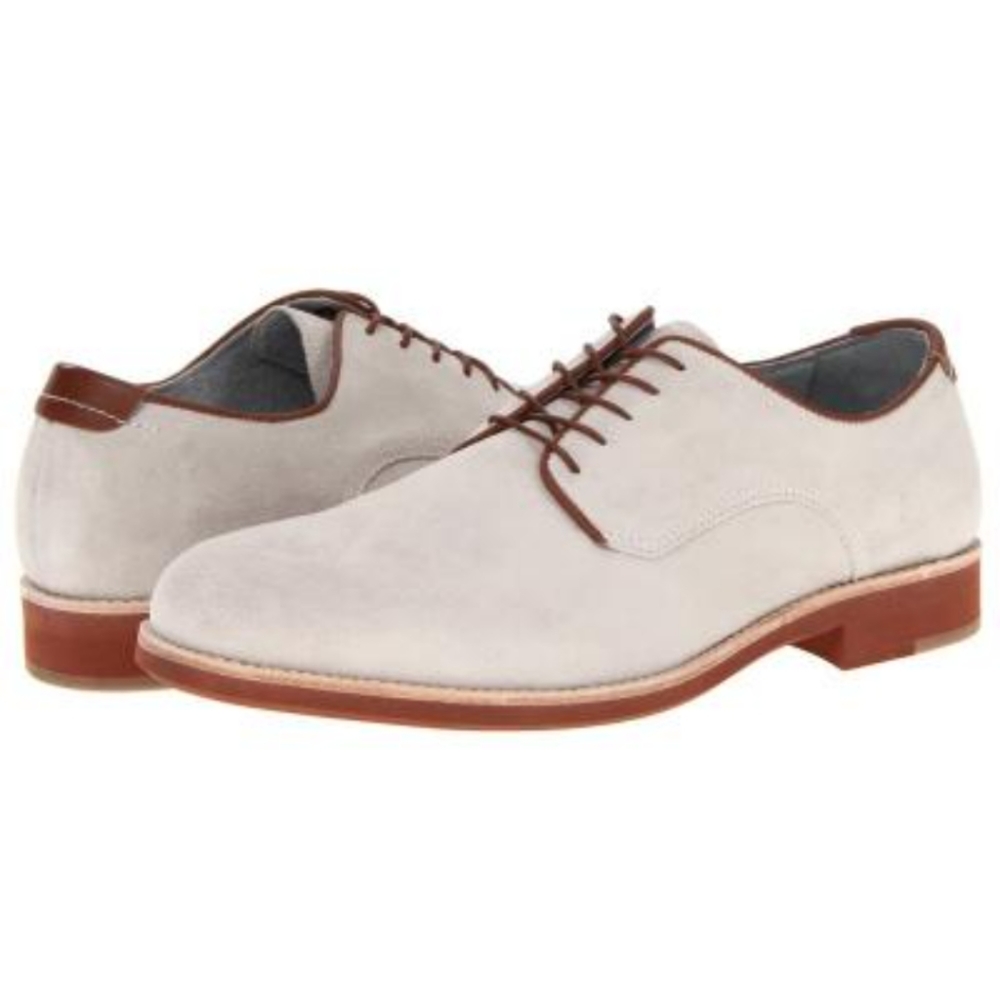 JOHNSTON AND MURPHY Ellington plain lace up men's sheepskin size 12W shoes